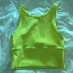 Lululemon power pivot electric lemon size 4